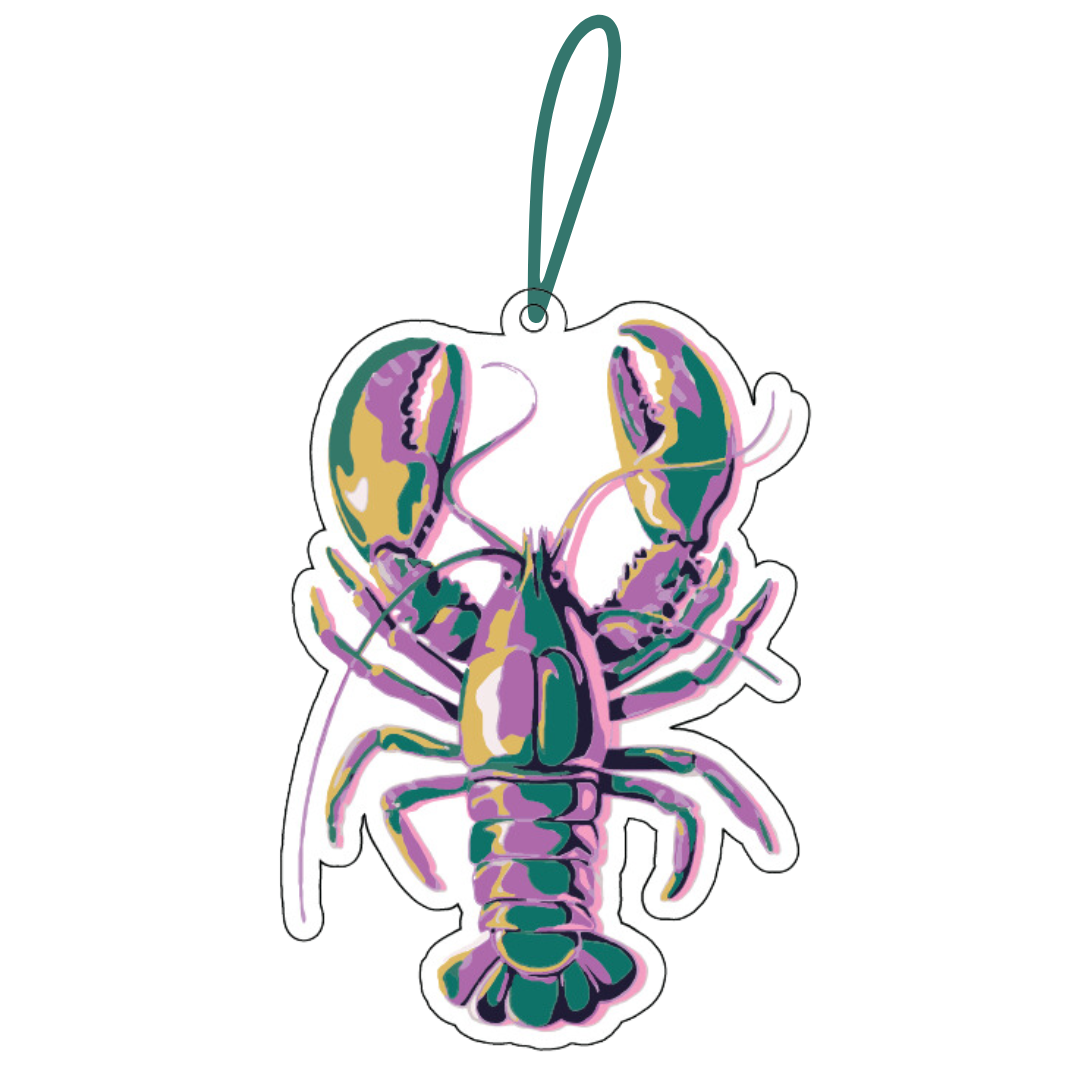 Crawfish Mardi Gras Acrylic Ornament