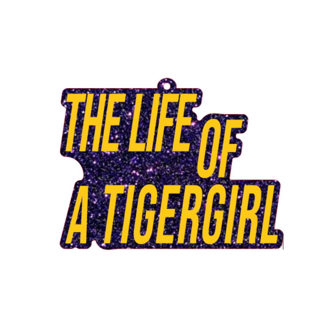 Life Of A Tiger Girl Acrylic Ornament