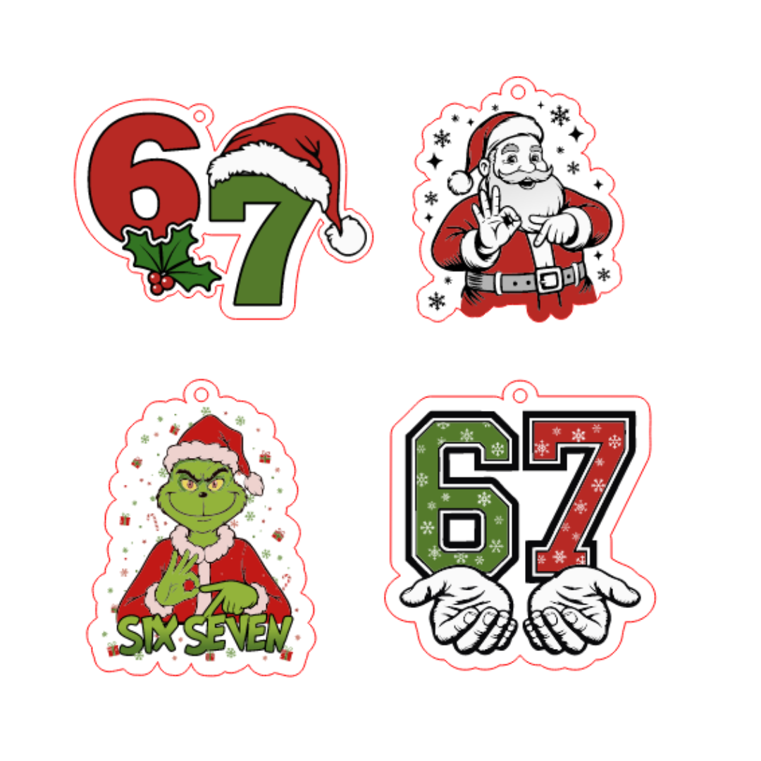 6-7 Acrylic Ornaments