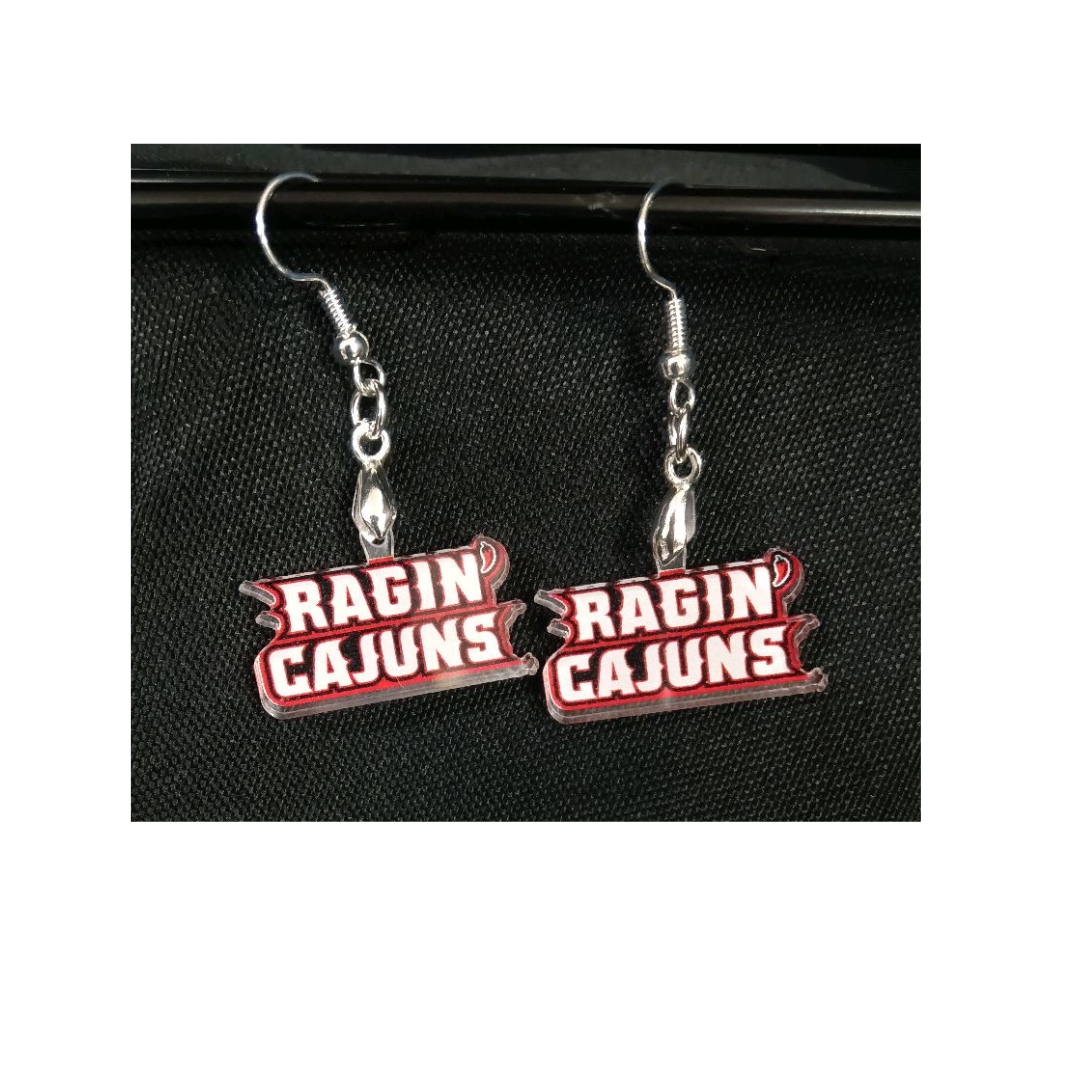 Ragin Cajun Acrylic Earrings