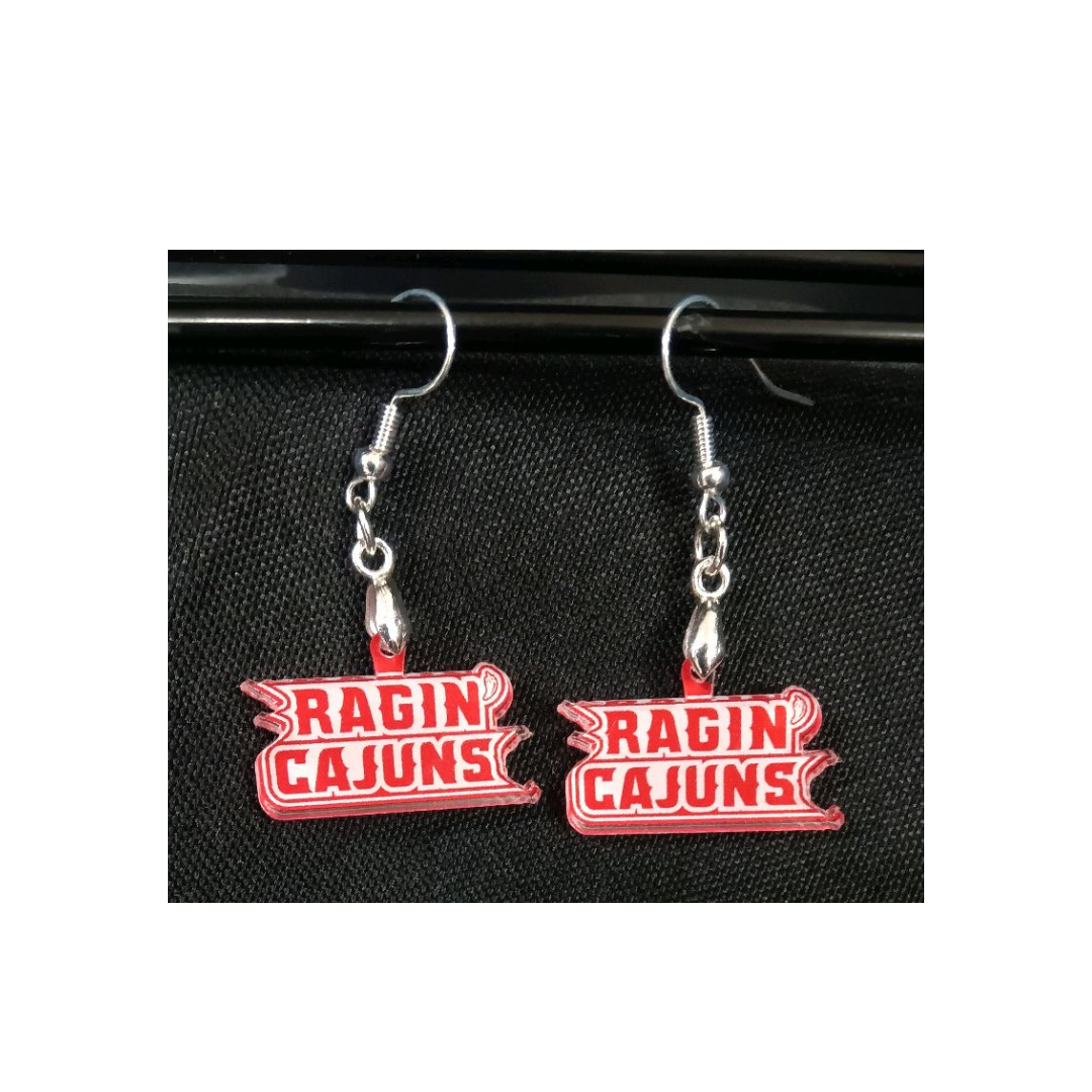 Ragin Cajun Acrylic Earrings