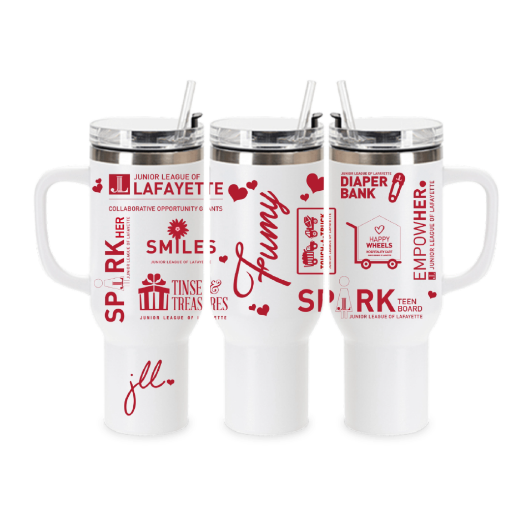 Junior League of Lafayette - Program Logos 40oz Tumbler
