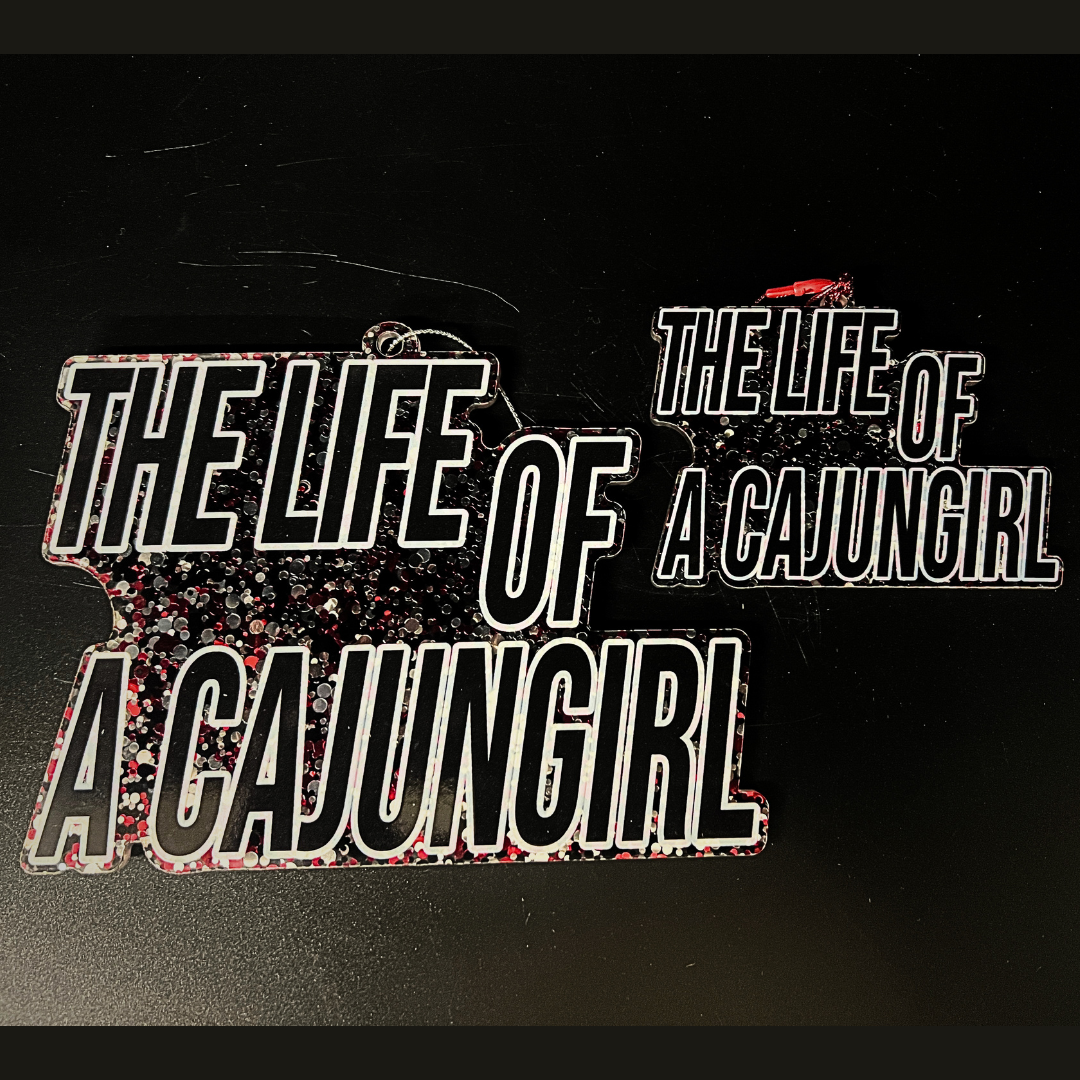 Life Of A Cajun Girl Acrylic Ornament