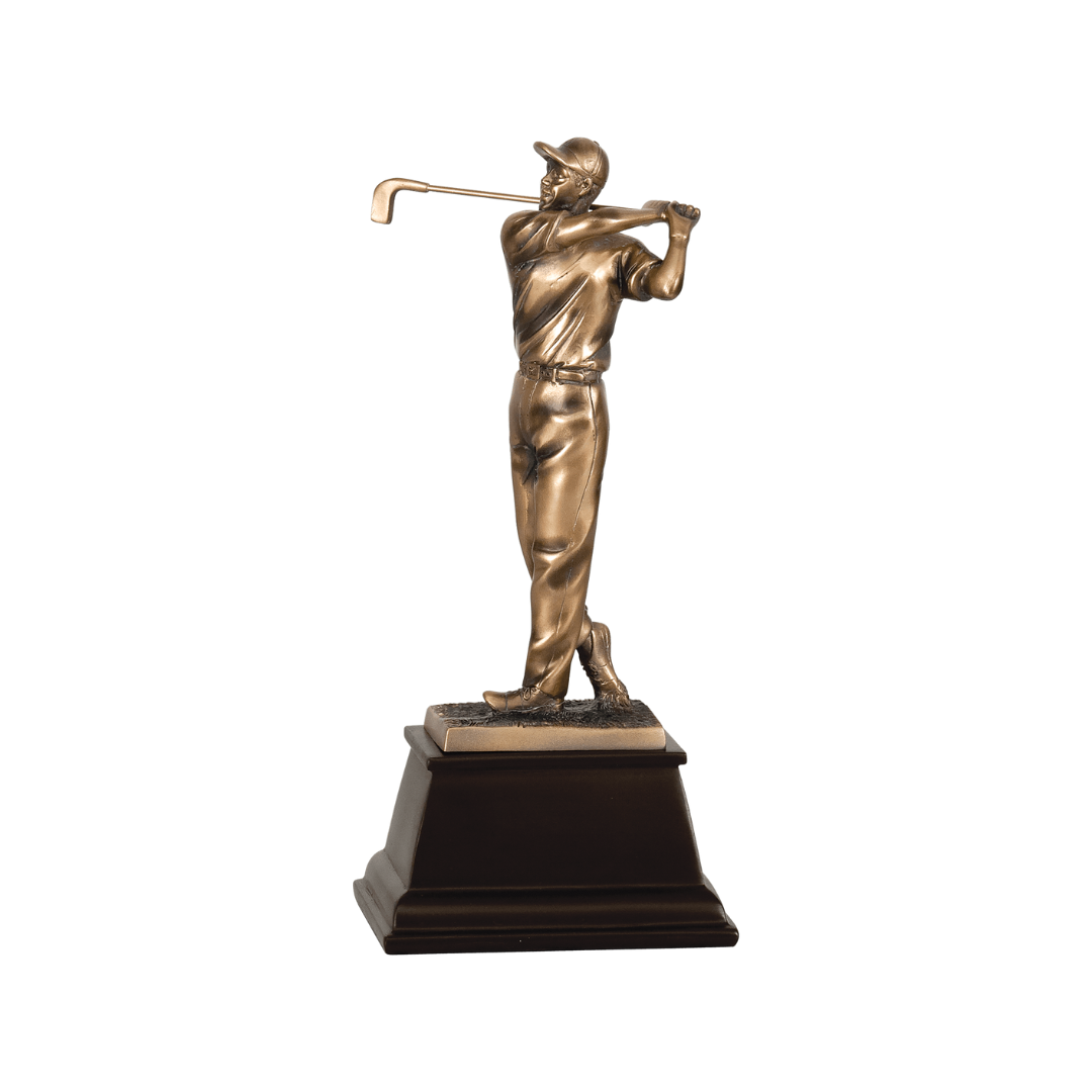 Bronze Male Golf Resin Award