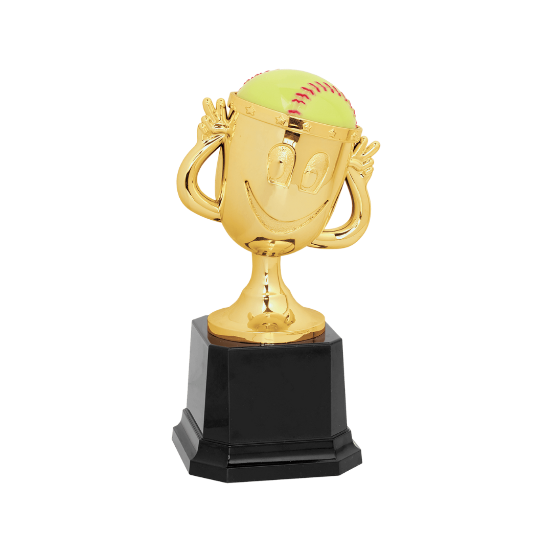 Softball Happy Cup Trophy - 6"