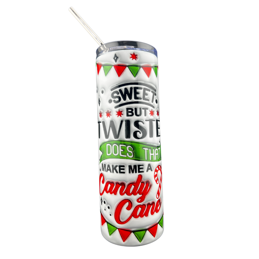 Sweet But Twisted Christmas Tumbler
