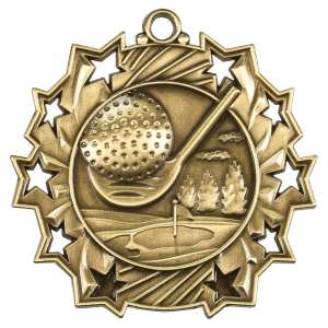Golf Ten Star Medal