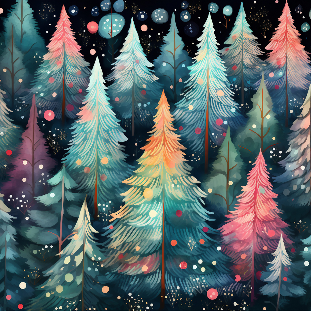 Winter Christmas Trees Tumbler