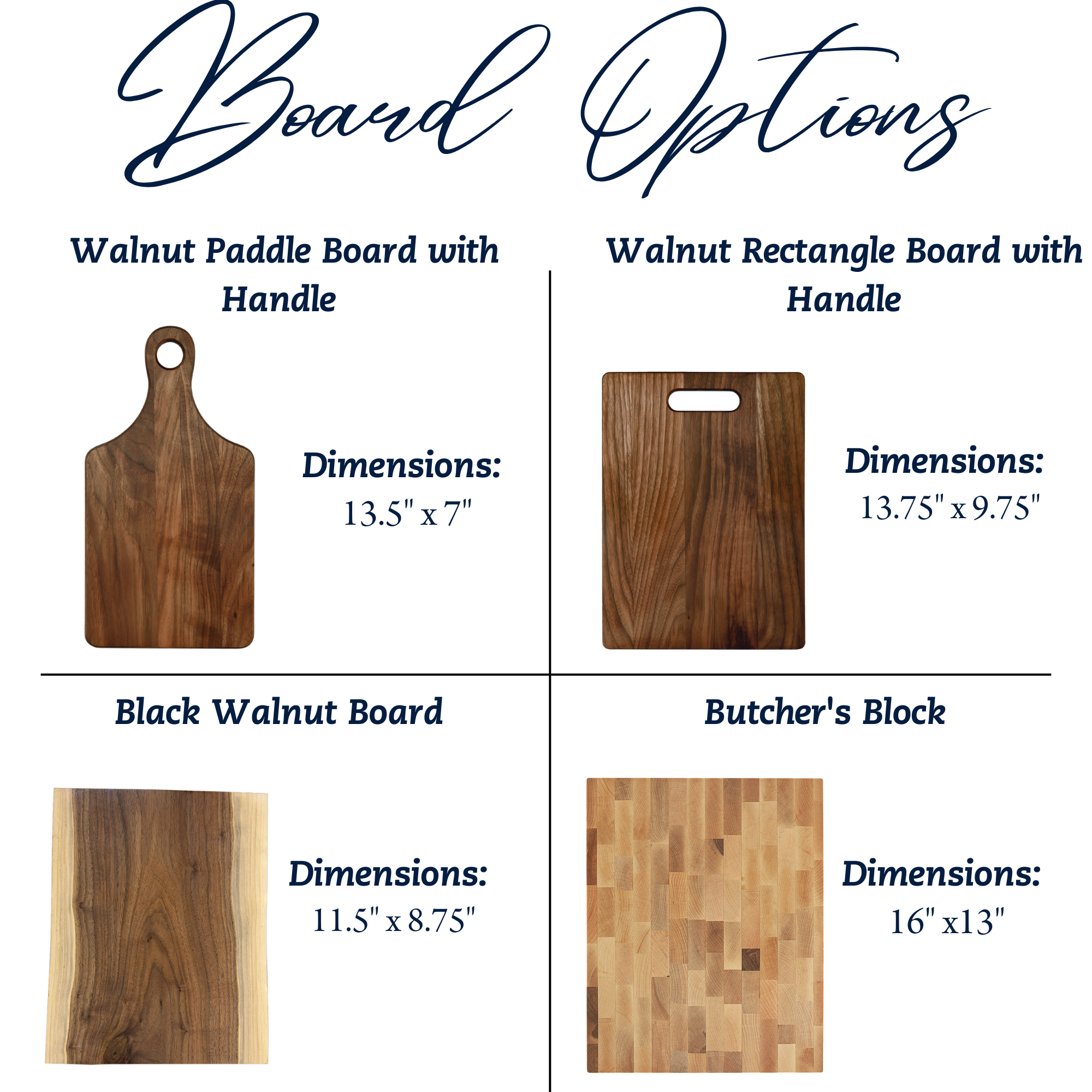 Set of 6) Bulk 13.5 X 11.5 Two Tone Plain Bamboo Cutting Boards