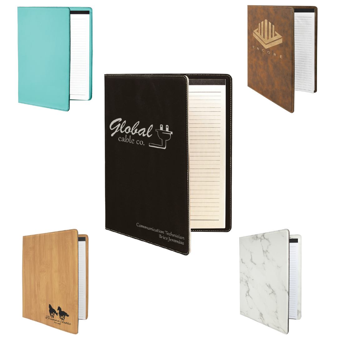 Leatherette Notepad Leatherette Portfolio with Notepad – AwardmasterLafayette