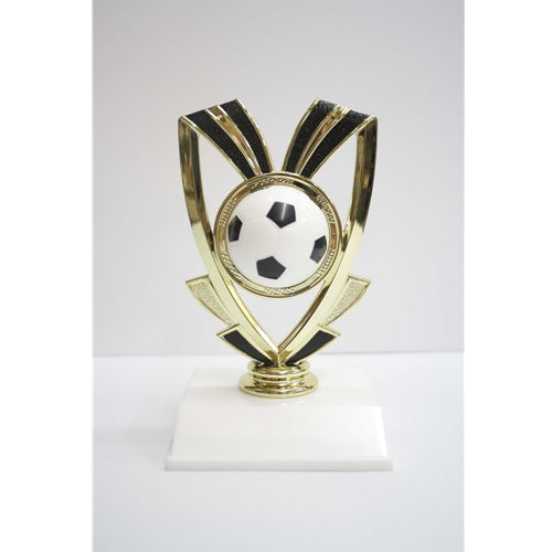 Soccer Ball w- Ribbon Special Trophy