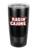 Black UL Tumbler w- Stacked Logo