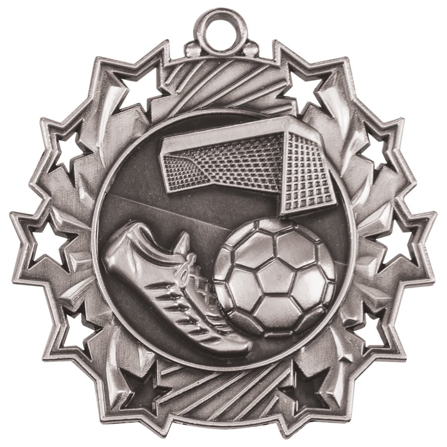 Soccer Ten Star Medal