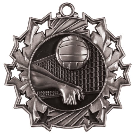 Volleyball Ten Star Medal