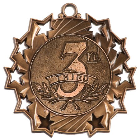 "3rd" Place Ten Star Medal