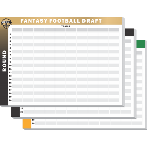 Fantasy Football Draft Poster